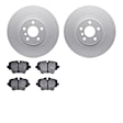 WDTN1-31086 Front Brake Disc and Pad Kit, Coated, Plain Surface, 330 mm, Ceramic, R1 GEO-Carbon Rotors with European Ceramic Pads Series