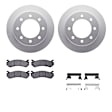 WDVH1-48017 Rear Brake Disc and Pad Kit, Coated, Plain Surface, 356 mm, Semi-metallic, R1 GEO-Carbon Rotors with Super HD Pads Series
