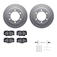 WDWH1-76010 Front Brake Disc and Pad Kit, Coated, Plain Surface, 312 mm, Ceramic, R1 GEO-Carbon Rotors with Ceramic Pads Series