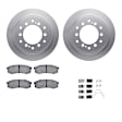 WDWH1-76019 Rear Brake Disc and Pad Kit, Coated, Plain Surface, 325 mm, Ceramic, R1 GEO-Carbon Rotors with Ceramic Pads Series
