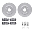 WDWH1-76070 Front Brake Disc and Pad Kit, Coated, Plain Surface, 310 mm, Ceramic, R1 GEO-Carbon Rotors with Ceramic Pads Series