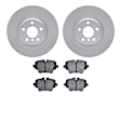WDWN1-31002 Front Brake Disc and Pad Kit, Coated, Plain Surface, 330 mm, Ceramic, R1 GEO-Carbon Rotors with Ceramic Pads Series