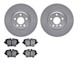 WDWN1-31002 Front Brake Disc and Pad Kit, Coated, Plain Surface, 330 mm, Ceramic, R1 GEO-Carbon Rotors with Ceramic Pads Series
