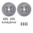 WFWH1-54042 Front Brake Disc and Pad Kit, Plain Surface, 279 mm, Ceramic, R1 eLINE Silver Rotors with Ceramic Pads Series