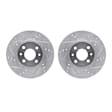 WGPN1-07001 Front Brake Disc, Cross-drilled and Slotted, 257 mm, 1.4L, 4Cyl, eLINE Black Series