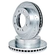 WGPN1-40095 Rear Brake Disc, Cross-drilled and Slotted, 356 mm, eLINE Black Series