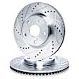 WGPN1-59004 Front Brake Disc, Cross-drilled and Slotted, 292 mm, eLINE Black Series