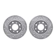WGPN1-59029 Front Brake Disc, Cross-drilled and Slotted, 267 mm, eLINE Black Series