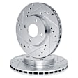 WGPN1-59029 Front Brake Disc, Cross-drilled and Slotted, 267 mm, eLINE Black Series