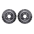WGPN1-67086 Rear Brake Disc, Cross-drilled and Slotted,, 3.0L, 6Cyl, eLINE Black Series