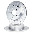 WGPN1-67086 Rear Brake Disc, Cross-drilled and Slotted,, 3.0L, 6Cyl, eLINE Black Series