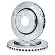WGPN1-93000 Front Brake Disc, Cross-drilled and Slotted, 330 mm, eLINE Black Series