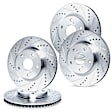 WGPN2-40180 Front and Rear Brake Disc, Cross-drilled and Slotted, Front - 356 mm, Rear - 361 mm, eLINE Black Series
