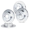 WGPN2-63007 Front and Rear Brake Disc, Cross-drilled and Slotted,, eLINE Black Series