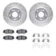 WGUH1-59046 Front Brake Disc and Pad Kit, 279 mm