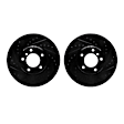 WHPN1-31043 Front Brake Disc, Cross-drilled and Slotted, 330 mm, 5.4L, 12Cyl, eLINE Black Series