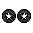 WHPN1-31058 Front Brake Disc, Cross-drilled and Slotted, 330 mm, eLINE Black Series