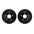 WHPN1-40044 Front Brake Disc, Cross-Drilled, 330 mm