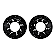 WHPN1-40078 Front Brake Disc, Cross-Drilled, 330 mm