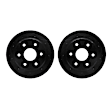 WHPN1-48055 Rear Brake Disc, Cross-Drilled, 356 mm