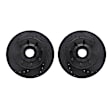 WHPN1-54110 Front Brake Disc, Cross-drilled and Slotted, 373 mm, RWD, eLINE Black Series