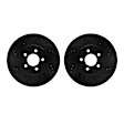 WHPN1-54153 Front Brake Disc, Cross-drilled and Slotted, 330 mm, eLINE Black Series
