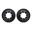 WHPN1-54223 Rear Brake Disc, Cross-Drilled, 356 mm