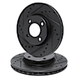 WHPN1-59000 Front Brake Disc, Cross-Drilled, 274 mm, 2.2L, 4Cyl