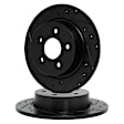 WHPN1-59044 Rear Brake Disc, Cross-drilled and Slotted, 267 mm, eLINE Black Series