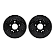 WHPN1-63028 Front Brake Disc, Cross-Drilled, 292 mm