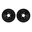 WHPN1-67001 Front Brake Disc, Cross-drilled and Slotted, 330 mm, eLINE Black Series
