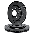 WHPN1-67009 Front Brake Disc, Cross-drilled and Slotted, 295 mm, eLINE Black Series
