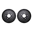 WHPN1-72059 Rear Brake Disc, Cross-Drilled, 305 mm, 3.8L, 6Cyl