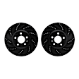 WHPN1-73011 Front Brake Disc, Cross-Drilled, 330 mm