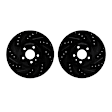 WHPN1-73032 Front Brake Disc, Cross-Drilled, 345 mm, 4.2L, 8Cyl