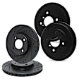 WHPN2-18000 Front and Rear Brake Disc, Cross-drilled and Slotted, 267 mm, eLINE Black Series
