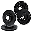 WHPN2-58021 Front and Rear Brake Disc, Cross-Drilled, 279 mm, 2.5L, 5Cyl