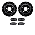 WHWN1-03049 Rear Brake Disc and Pad Kit, 307 mm