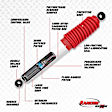 RS55601 Rear, Driver or Passenger Side Shock