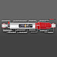 RS999332 Rear, Driver or Passenger Side Shock, RS9000XL Series