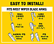 2022 Nissan Rogue - Rear Wiper Blade, Framed, 12 in., Rearview Series