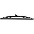 2013 Honda Fit - Front, Passenger Side Wiper Blade, Framed, 13 in., Professional Series