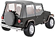 68111 Complete Series Soft Top - With Frame (Frame Included) Gray