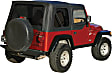 68535 Complete Series Soft Top - With Frame (Frame Included) Black diamond