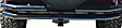 7648 Rear Bumper, Powdercoated Black, with Receiver