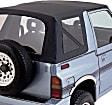 98815 Factory Replacement Series Soft Top - Without Frame (Requires Factory Frame) Black Denim