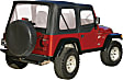 99735 Factory Replacement Series Soft Top - Without Frame (Requires Factory Frame) Black diamond