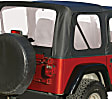 99735 Factory Replacement Series Soft Top - Without Frame (Requires Factory Frame) Black diamond