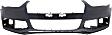 2013-2016 Audi A4 - Front Primed Bumper Cover, For Models With S-Line Package, Without Parking Aid Sensor Holes