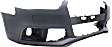 2013-2016 Audi A4 - Front Primed Bumper Cover, For Models With S-Line Package, Without Parking Aid Sensor Holes